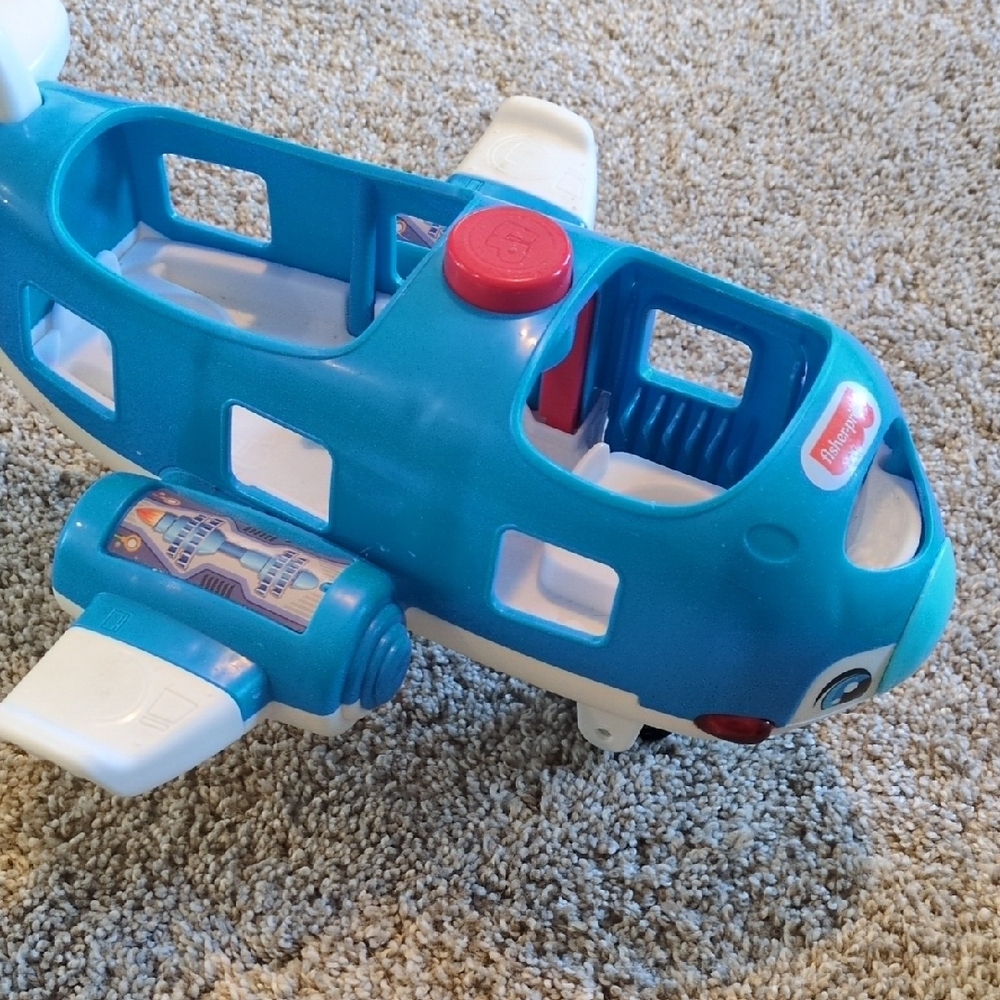 Fisher-Price Sky Blue Airplane Toy - Picture 2 of 6